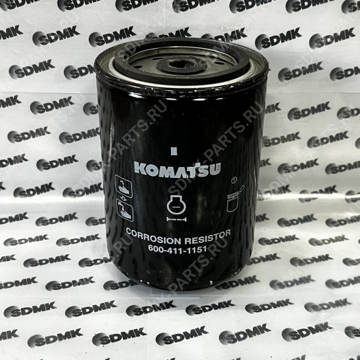 Фильтр охлаждающей жидкости KOMATSU PC400-6 600-411-1151 (3315788 / AR94650 / P554074 / WF2144 / ST60829)
